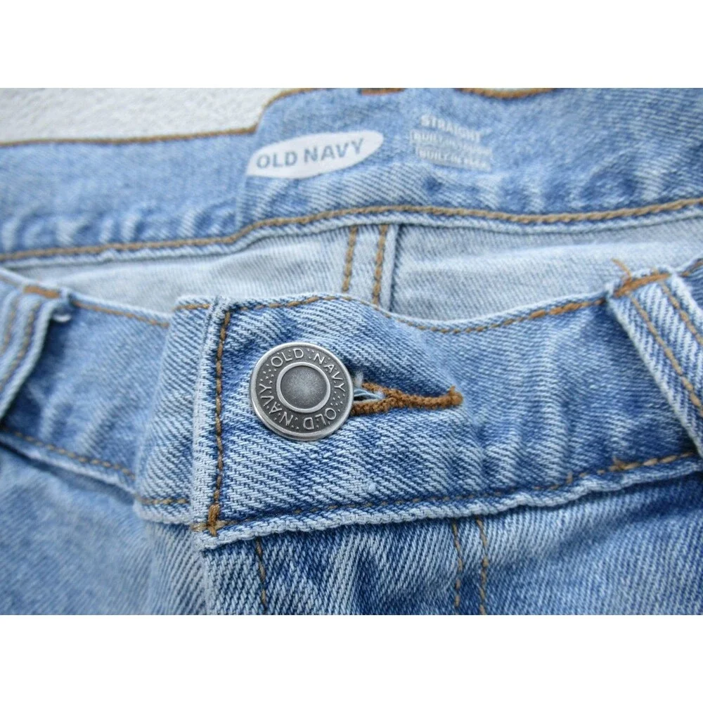 Old Navy Jeans Mens 36x32 (Actual 34x29) Built-In Flex Straight Leg Blue